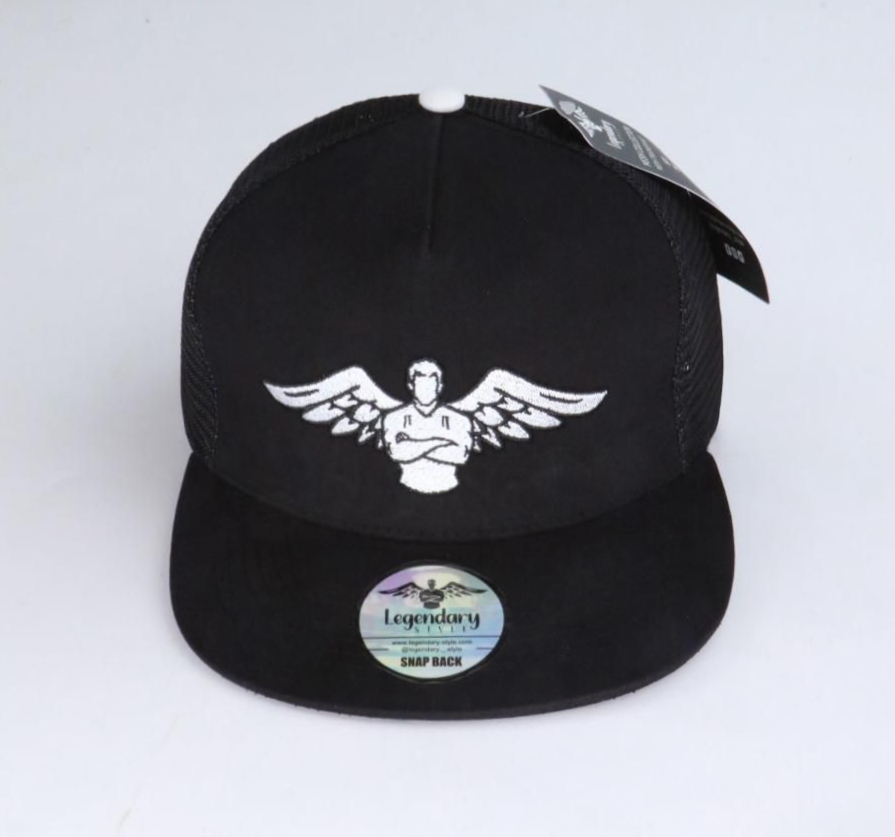 Legendary Snapback Trucker Hat - Black