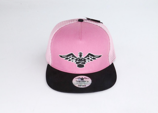 Legendary Snapback Trucker Hat - Pink