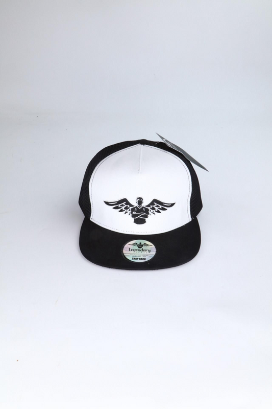 Legendary Snapback Trucker Hat - White