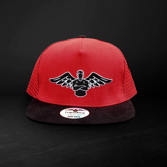 Legendary Snapback Trucker Hat - Red
