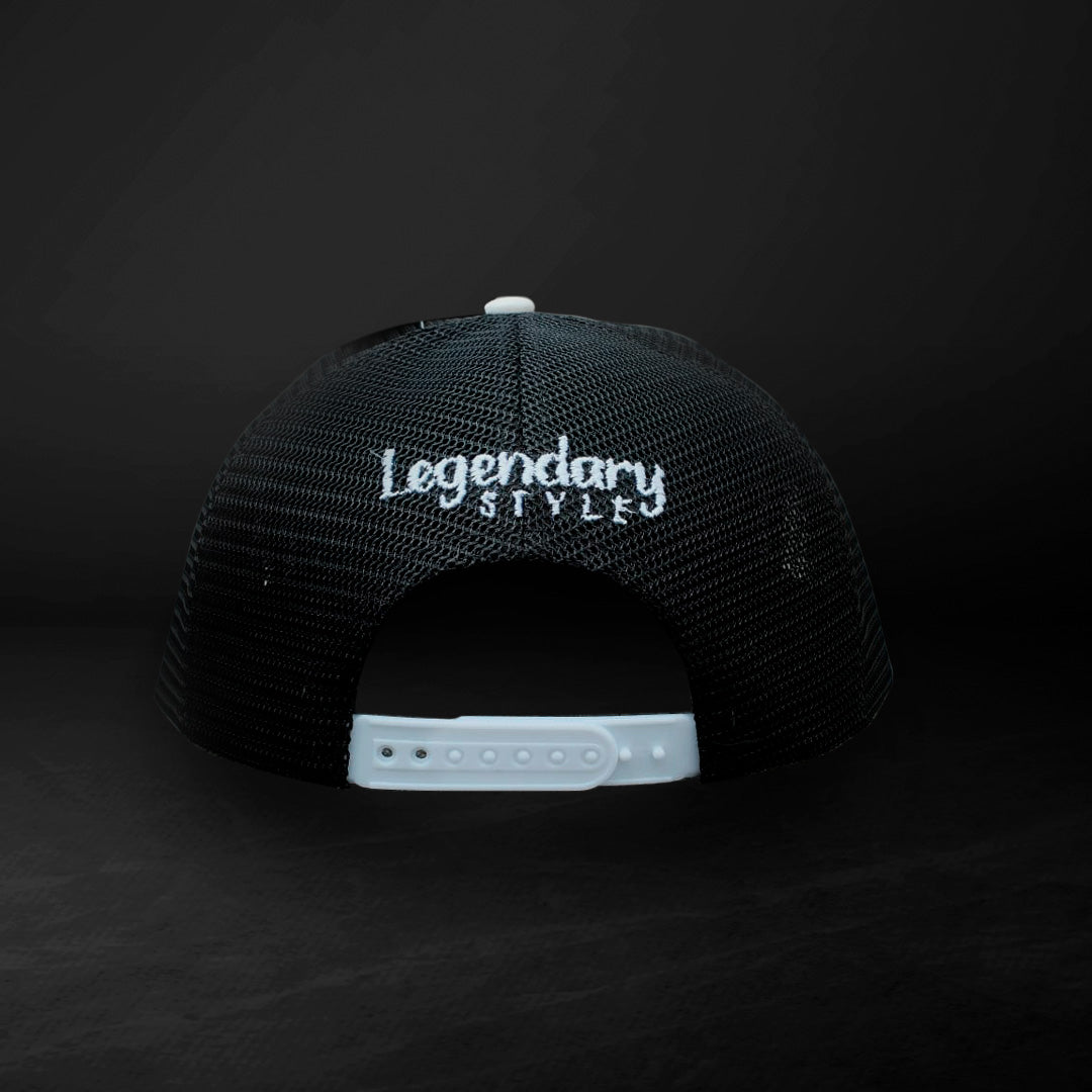 Legendary Snapback Trucker Hat - Black