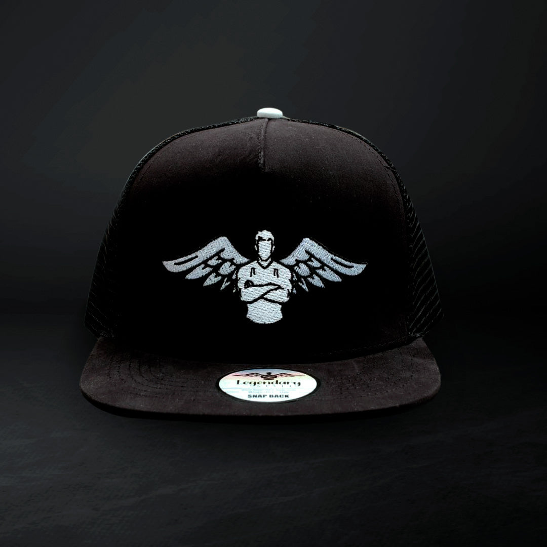 Legendary Snapback Trucker Hat - Black